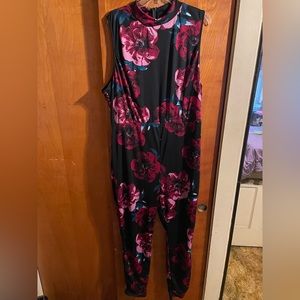 Charlotte Russe Floral Jumpsuit